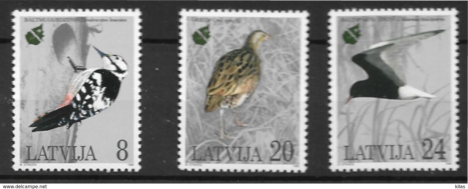 LATVIA 1995 BIRDS - Zangvogels