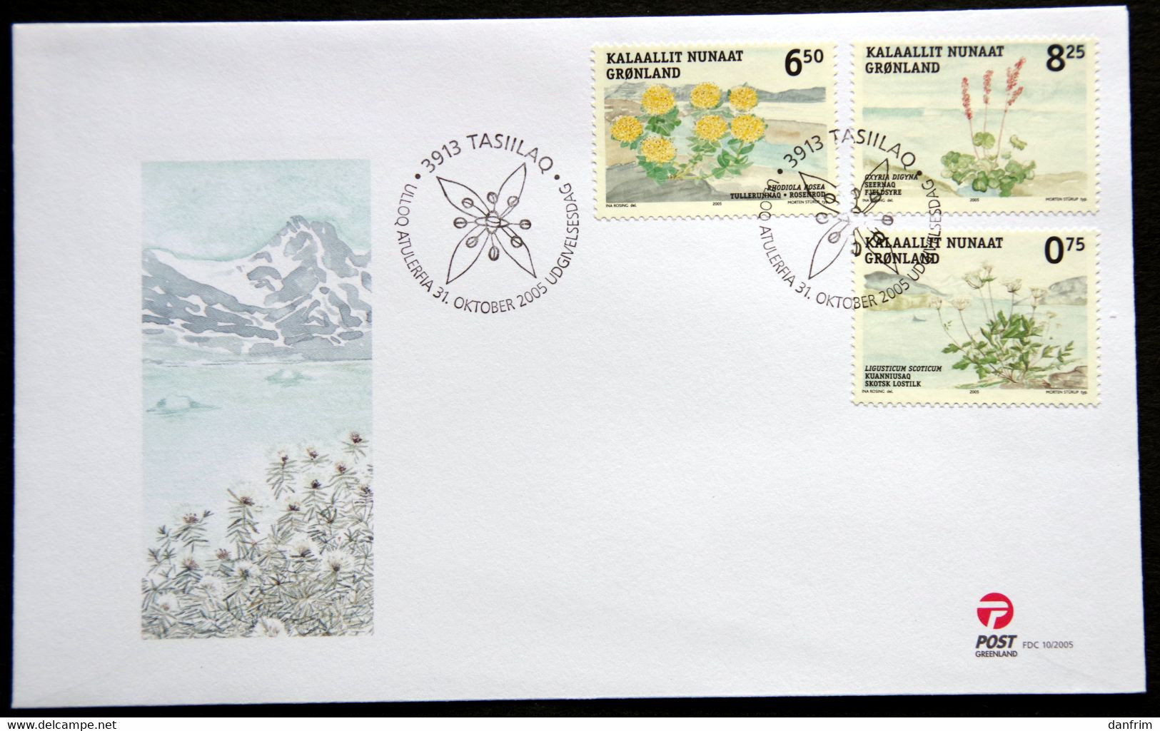 GREENLAND 2005  Minr.454-56      FDC   ( Lot Ks ) - FDC