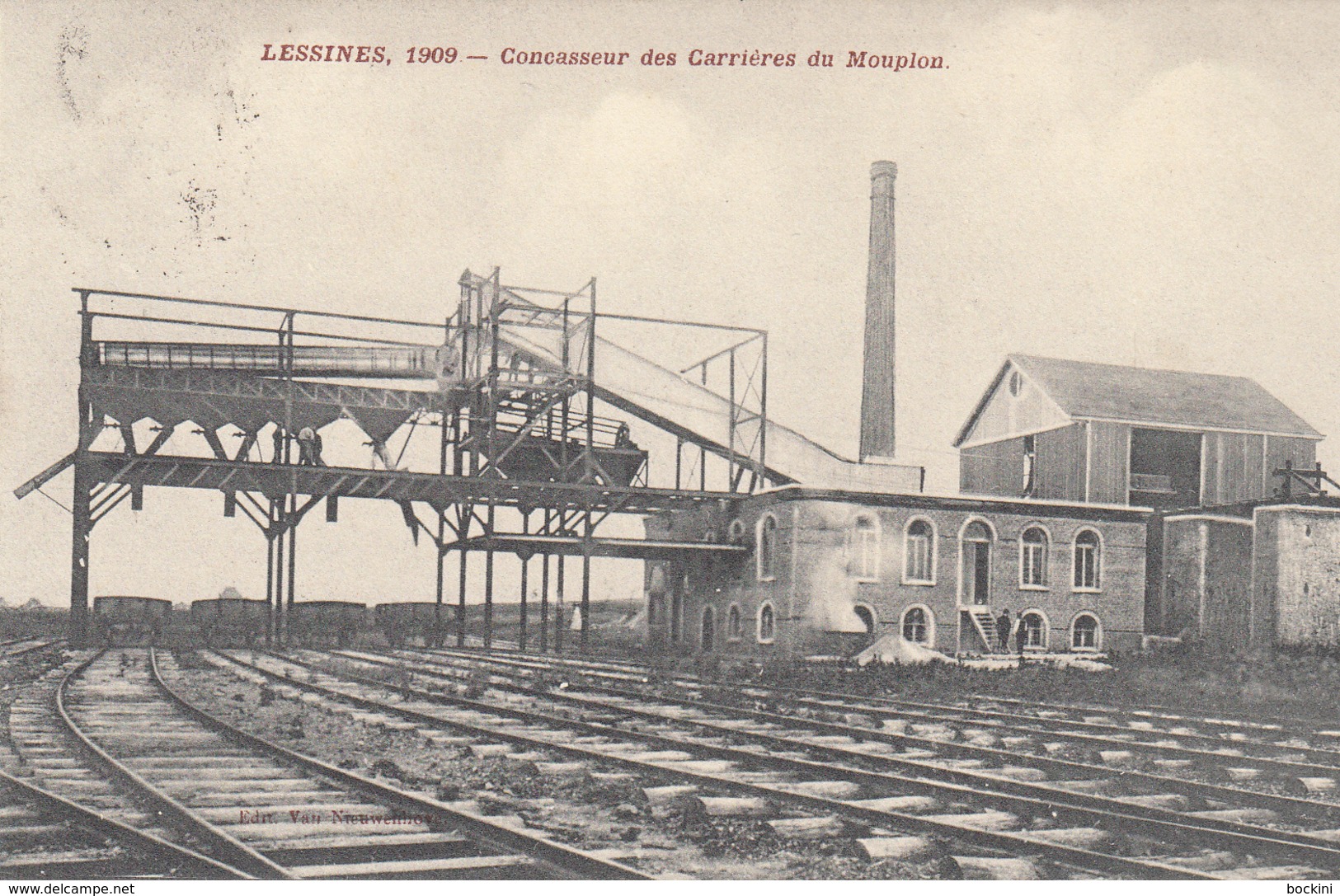 Lessines, 1909 - Concasseur Des Carrières Du Mouplon - Lessen