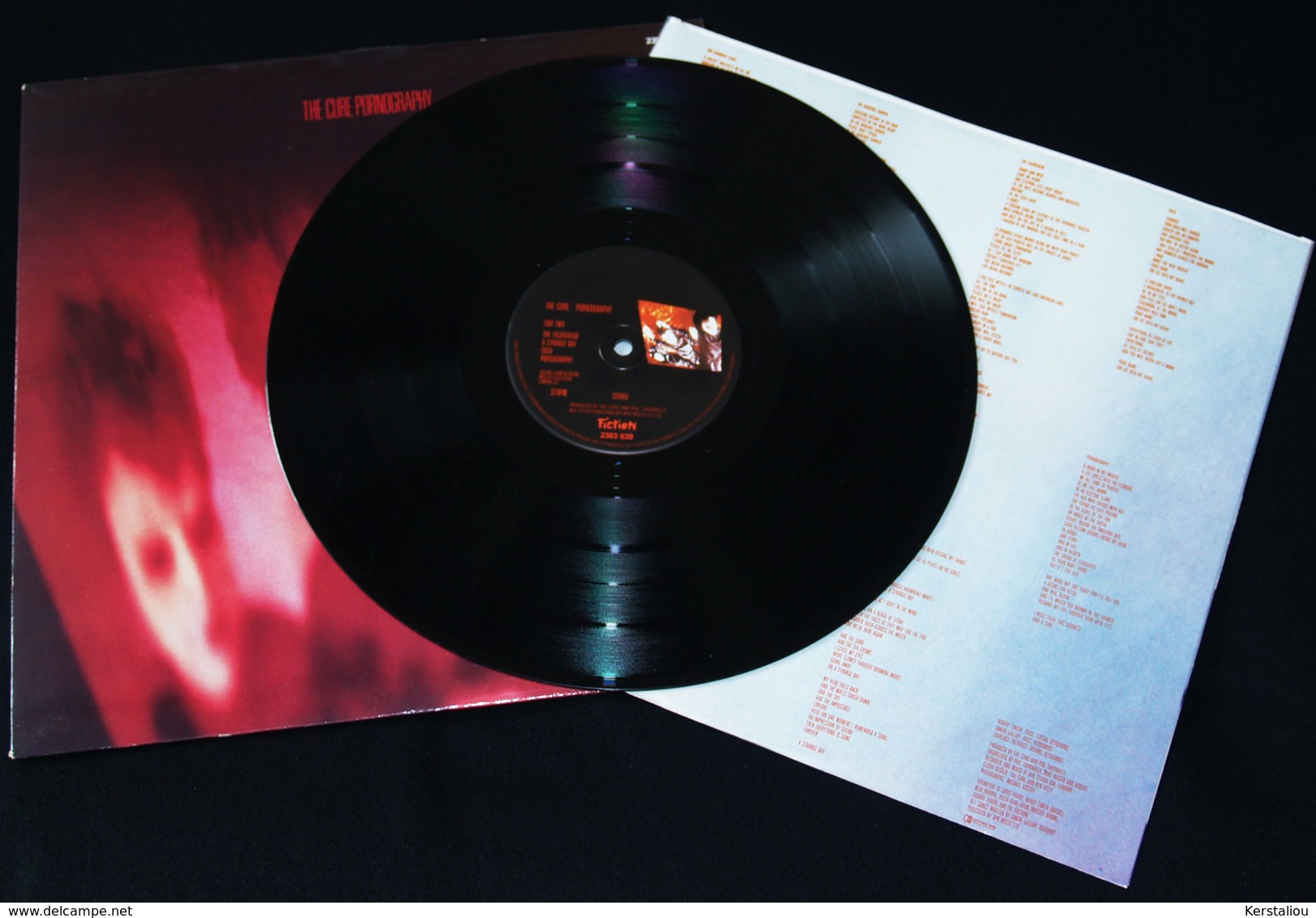 PORNOGRAPHY – THE CURE – LP – 1982 – 2383 639 – Fiction Records/Polydor – Made In France - Rock