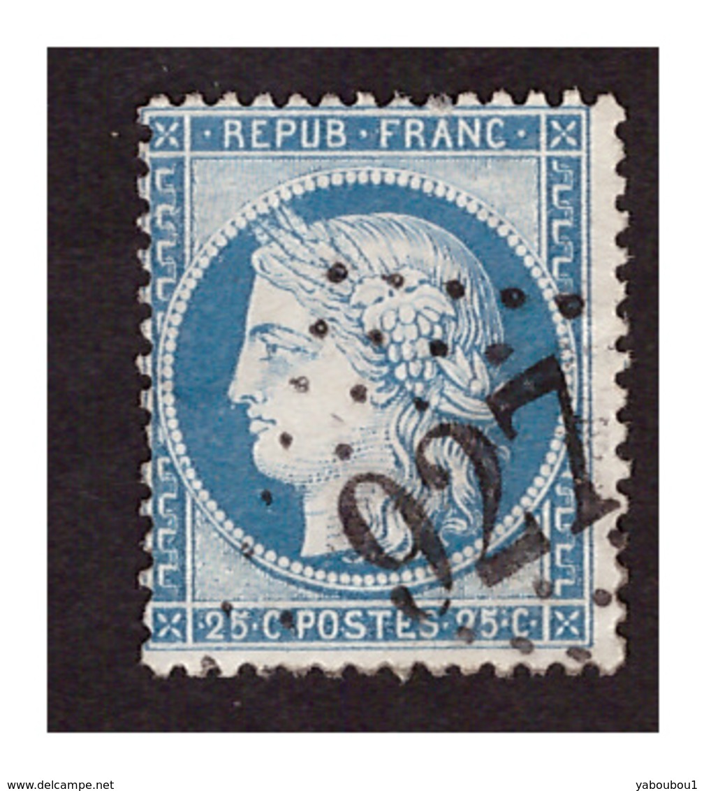 N° 60 Obl.GC 927 CHATEAU VILLAIN - 1871-1875 Ceres