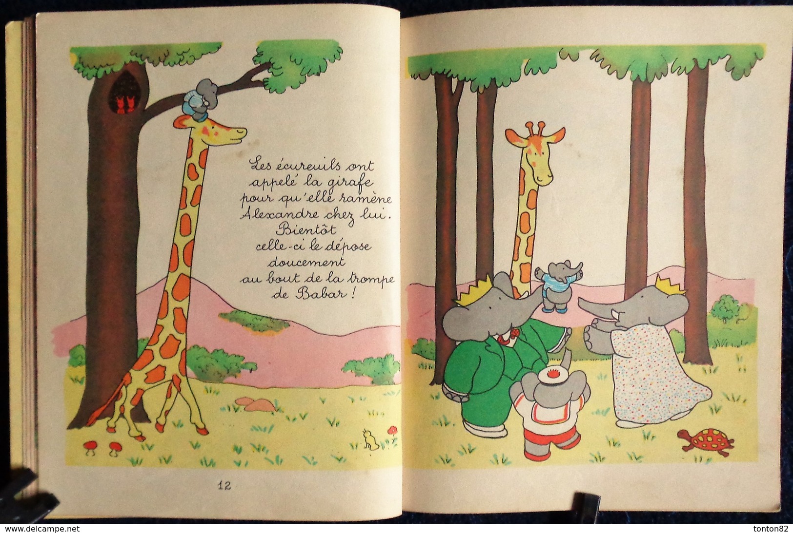 Jean De Brunhoff - BABAR Et Le Crocodile - Les Albums Roses - Hachette - ( E.O. 1953 ) . - Other & Unclassified