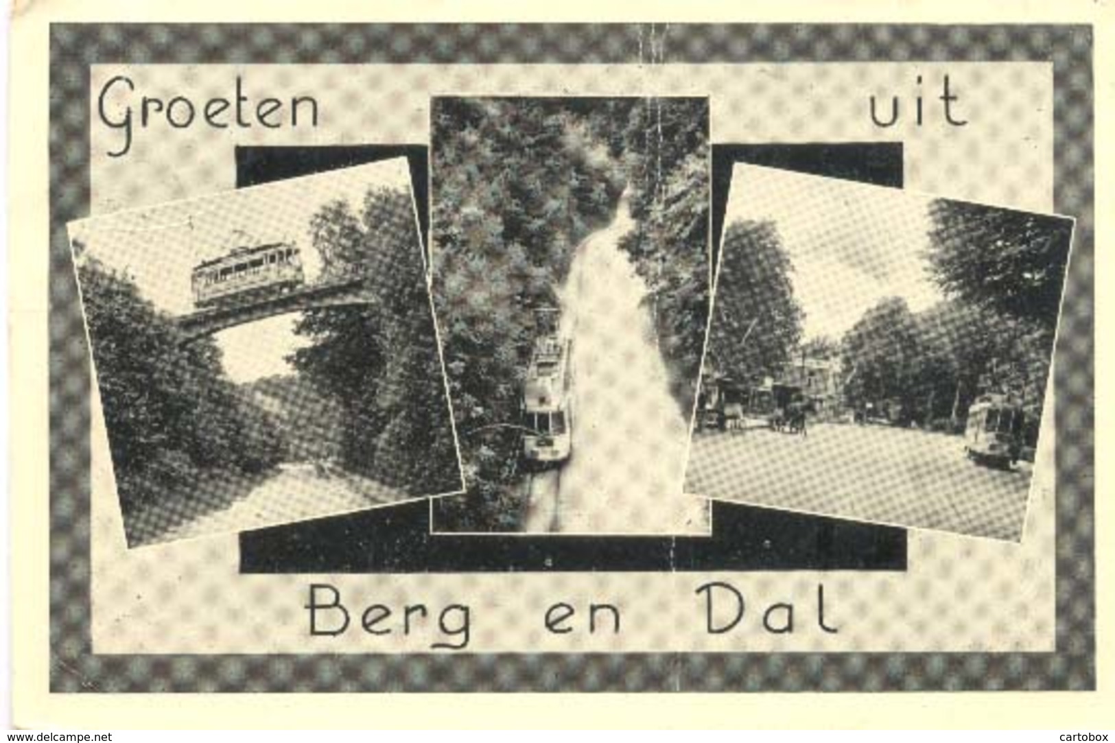 Berg En Dal, Groeten Uit B En D.      (Een Raster Op De Kaart Is Veroorzaakt Door Het Scannen;de Afbeelding Is Helder) - Nijmegen