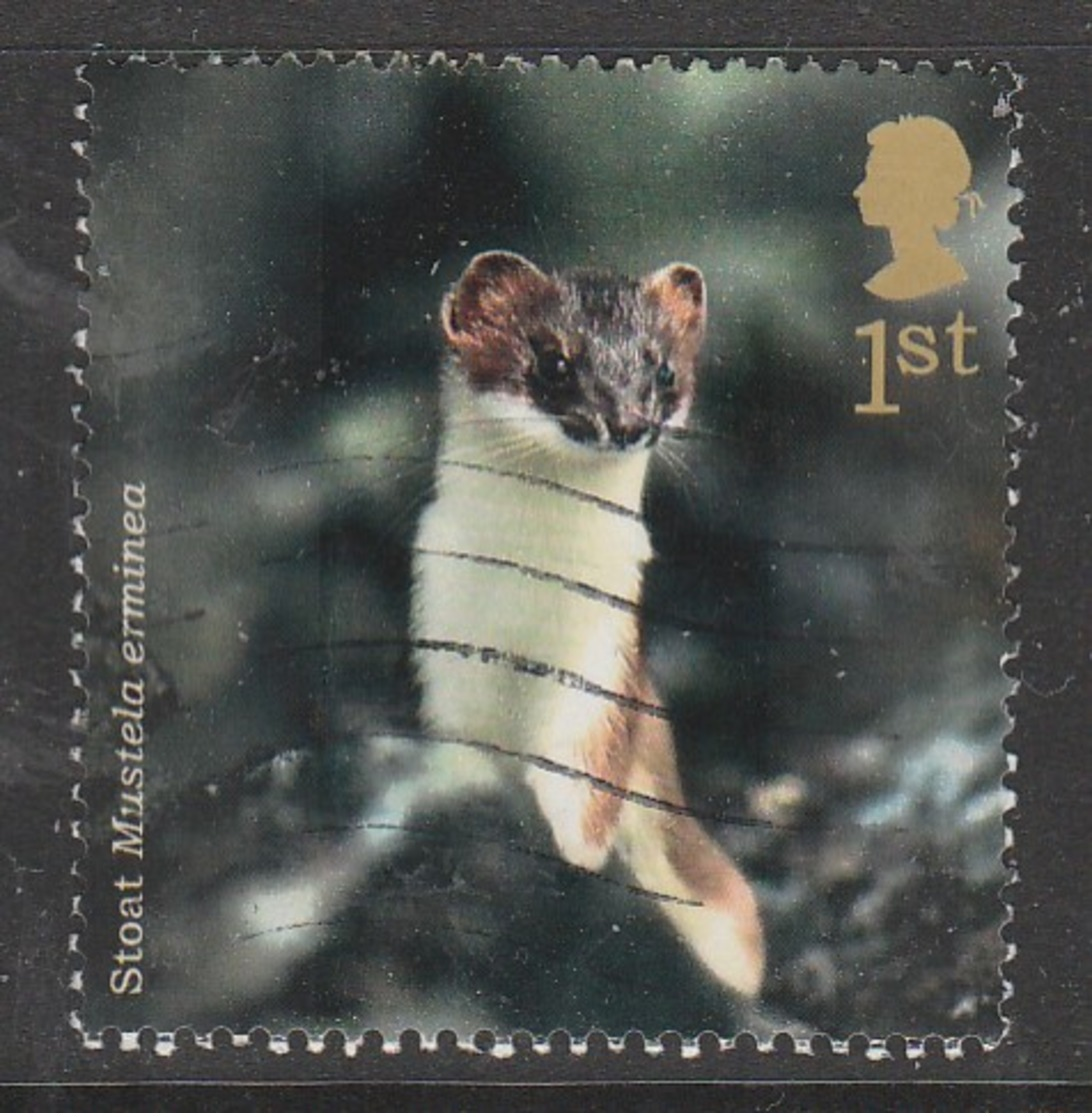 GB 2004 Woodland Animals 1st Multicoloured GB 2485 O Used - Used Stamps