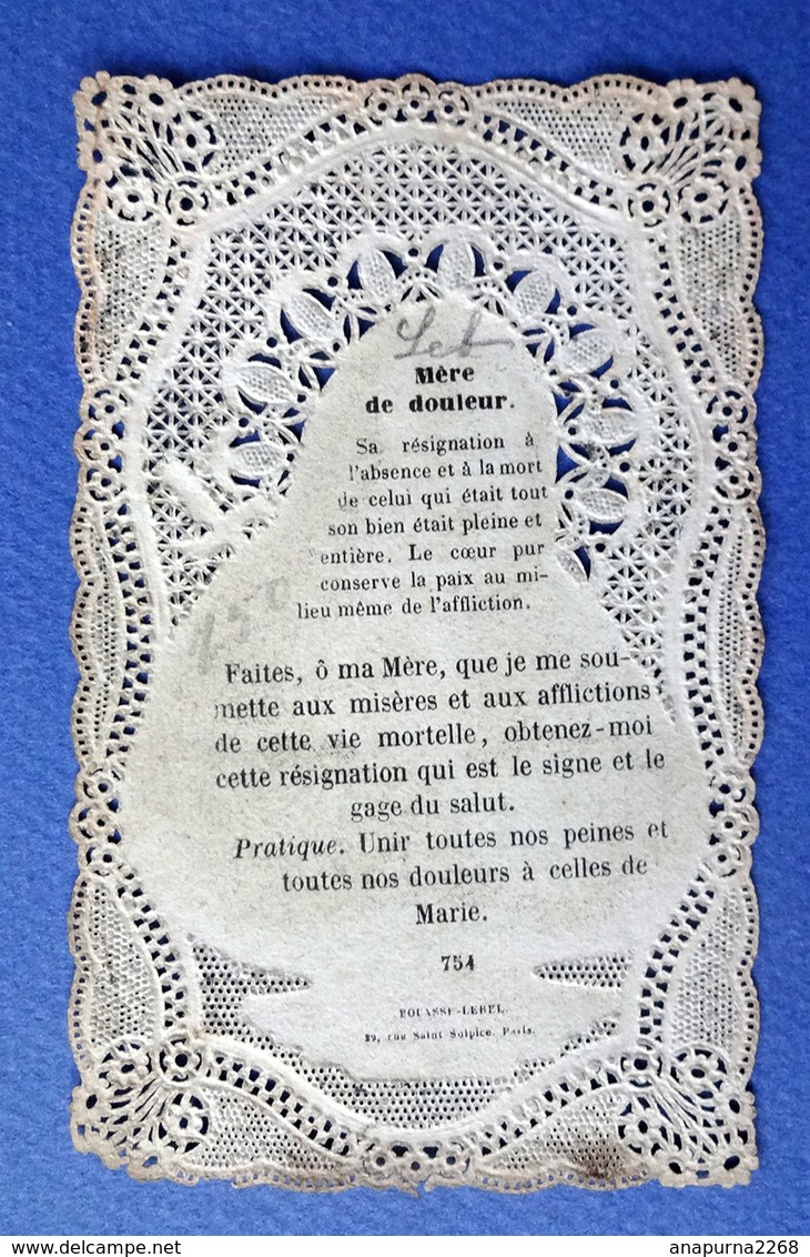 IMAGE PIEUSE  CANIVET ....ED. BOUASSE LEBEL...MÈRE DE DOULEUR - Devotion Images
