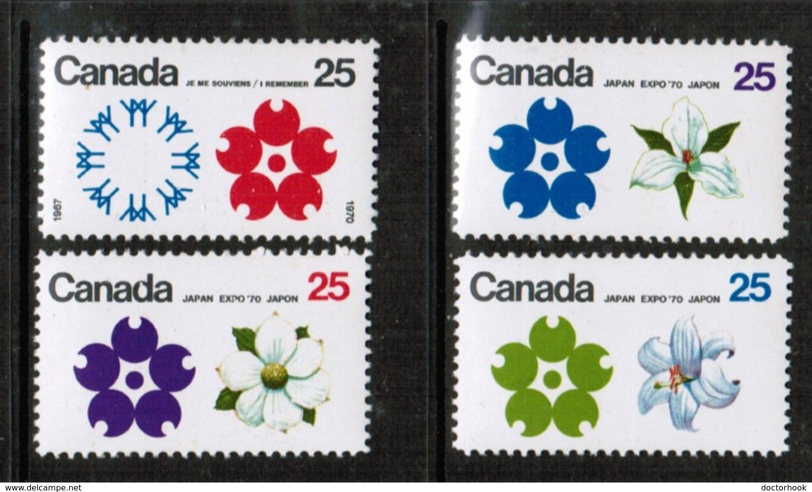 CANADA   Scott # 508-11* VF MINT LH (Stamp Scan # 442) - Neufs
