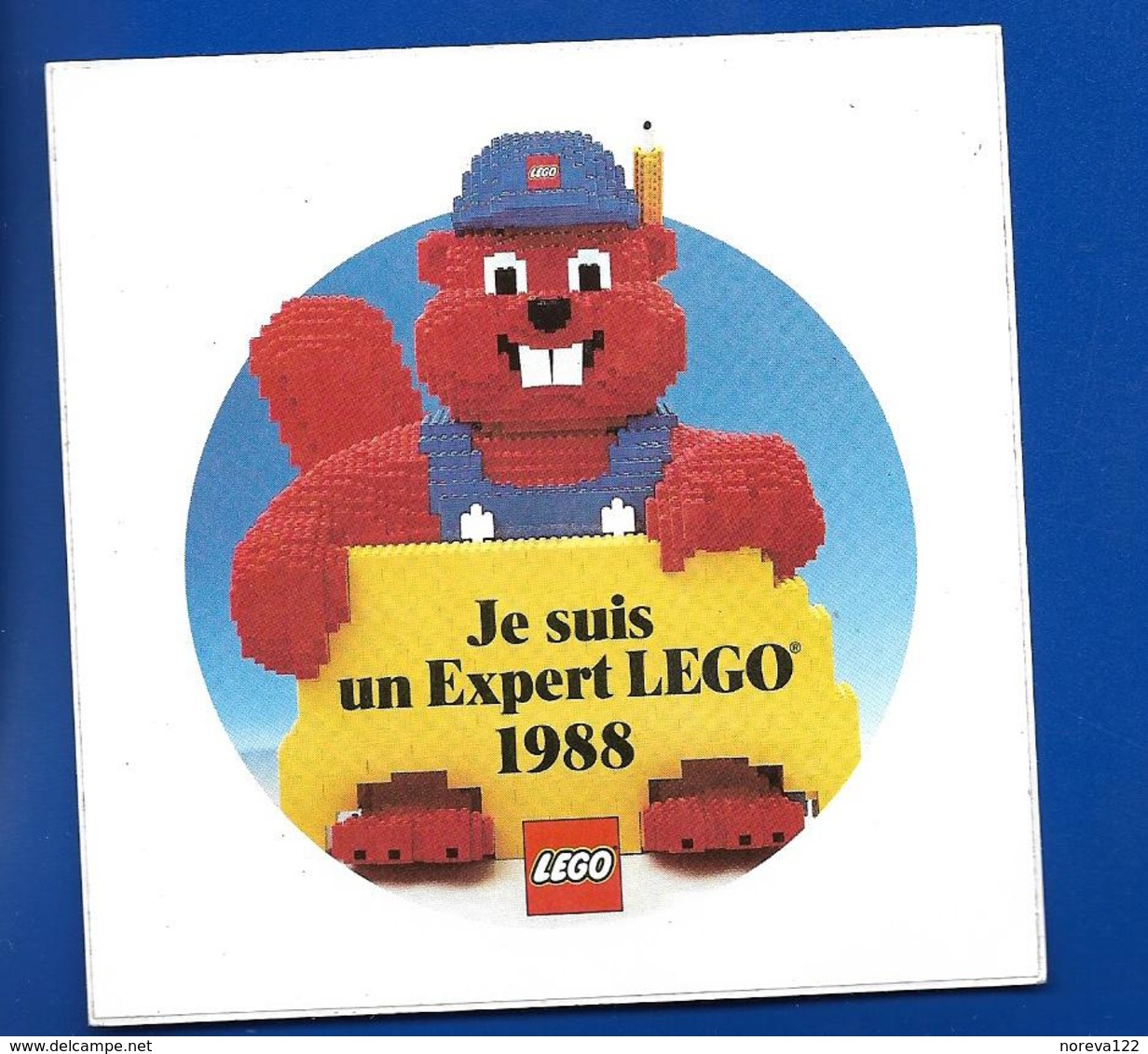 A.C. 1988 JE SUIS UN EXPERT LEGO - Autocollants