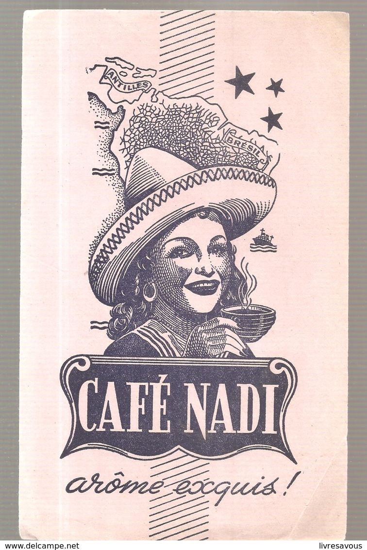 Buvard Café NADI Arôme Exquis! - Café & Thé