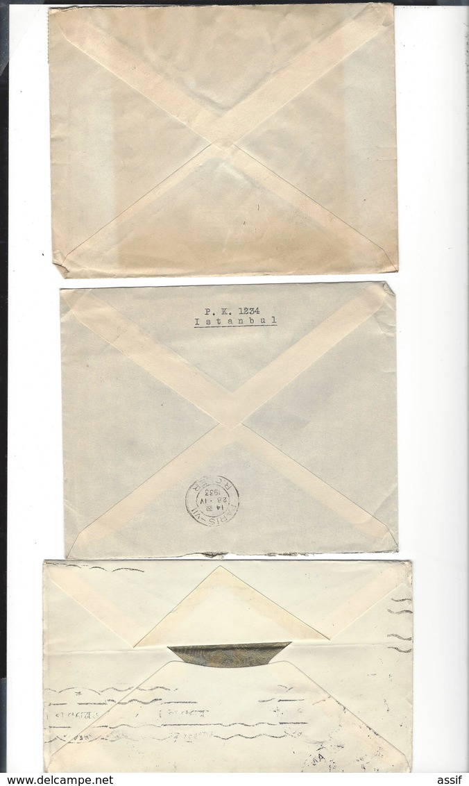 TURQUIE  17 enveloppes  années 1930 - 1940