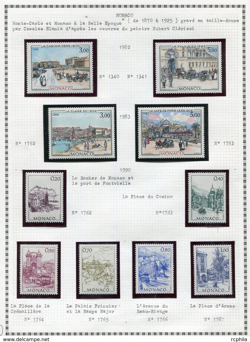 RC 11367 MONACO COLLECTION POSTE BLOCS TAXES NEUF TB - Collections, Lots & Séries