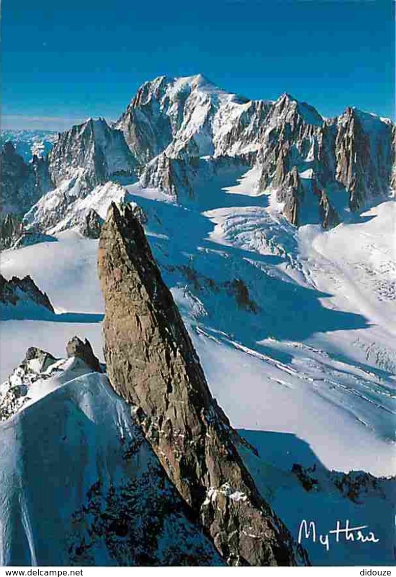 74 - Chamonix - Mont-Blanc - Dent Du Géant - Massif Du Mont-Blanc - Carte Neuve - Voir Scans Recto-Verso - Chamonix-Mont-Blanc