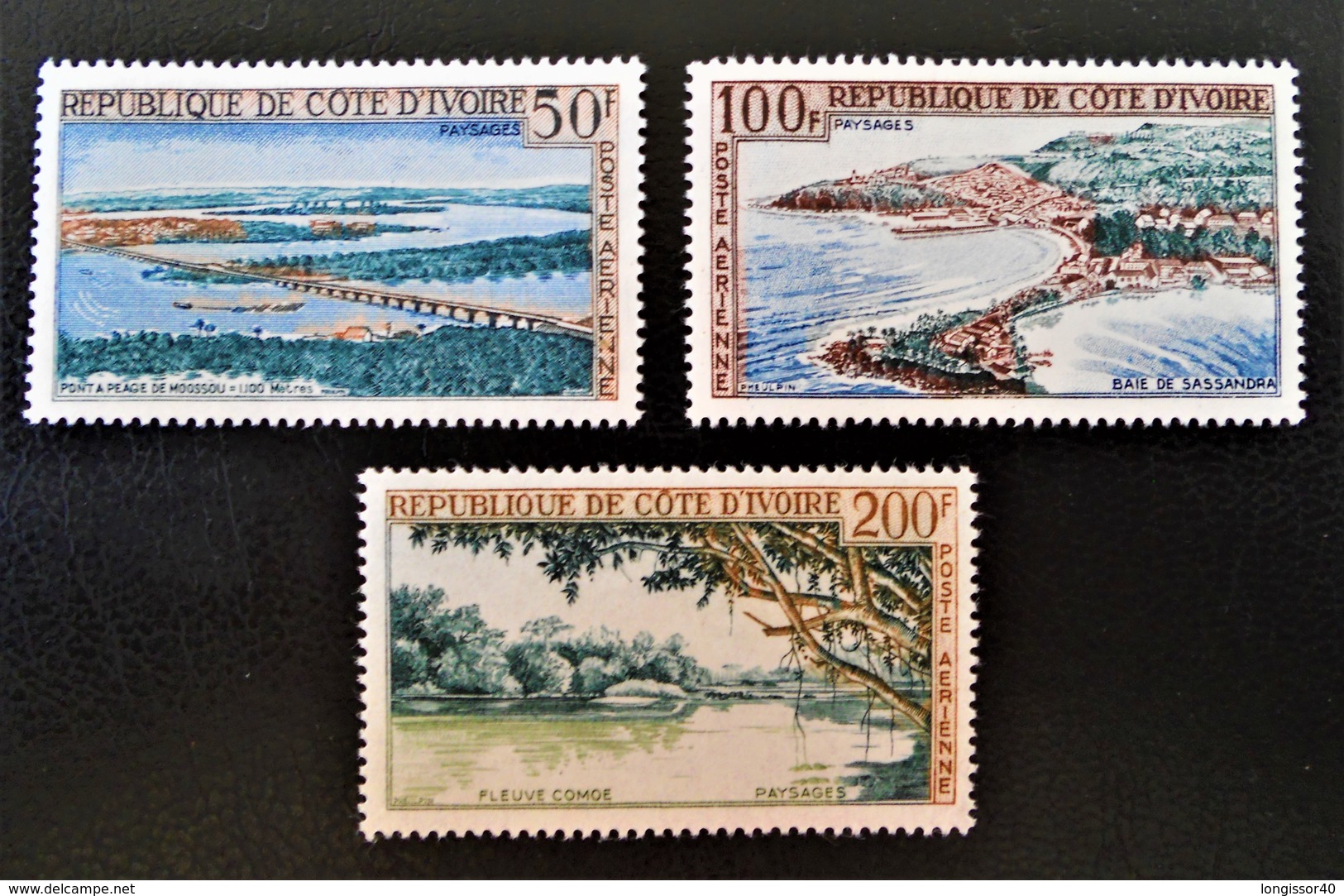 PAYSAGES 1963 - NEUFS ** - YT PA 26/28 - Côte D'Ivoire (1960-...)