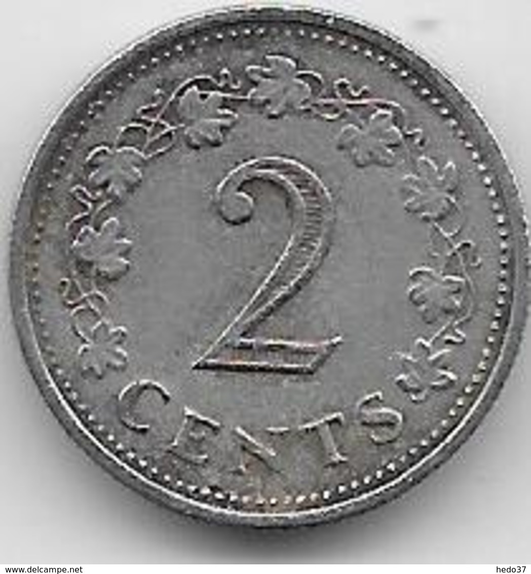 Malte - 2 Cents - 1977 - Malta