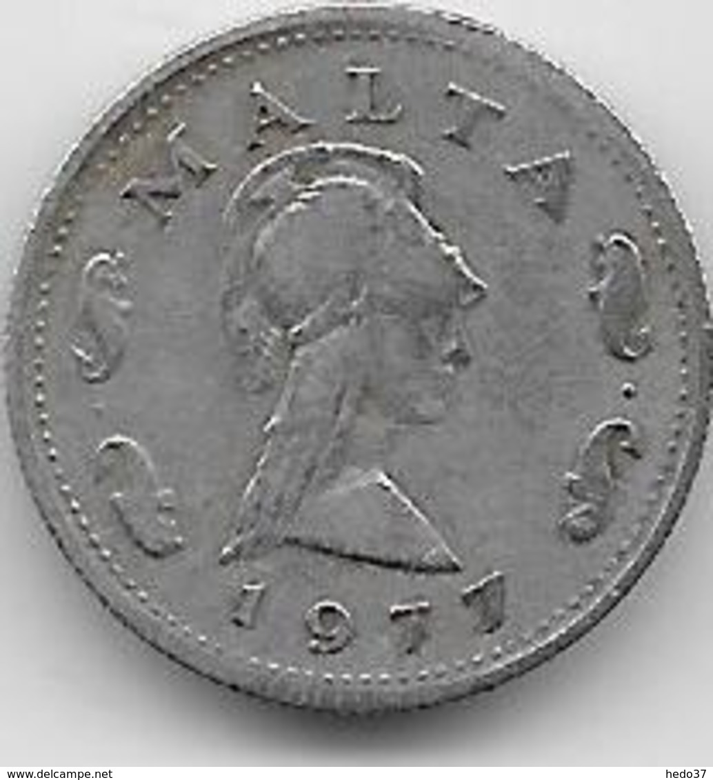 Malte - 2 Cents - 1977 - Malta