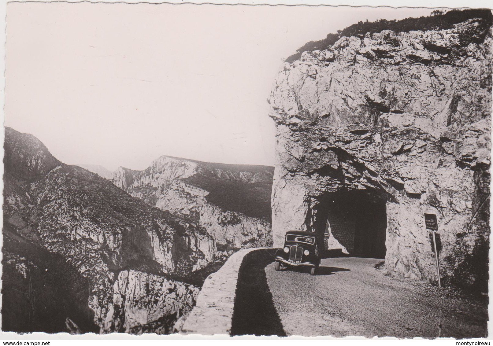 DAV :   Alpes De Haute Provence : Gorges  Du  Verdon ,la  Corniche ,  Tunnel   (  Voiture  Traction -  ) - Other & Unclassified