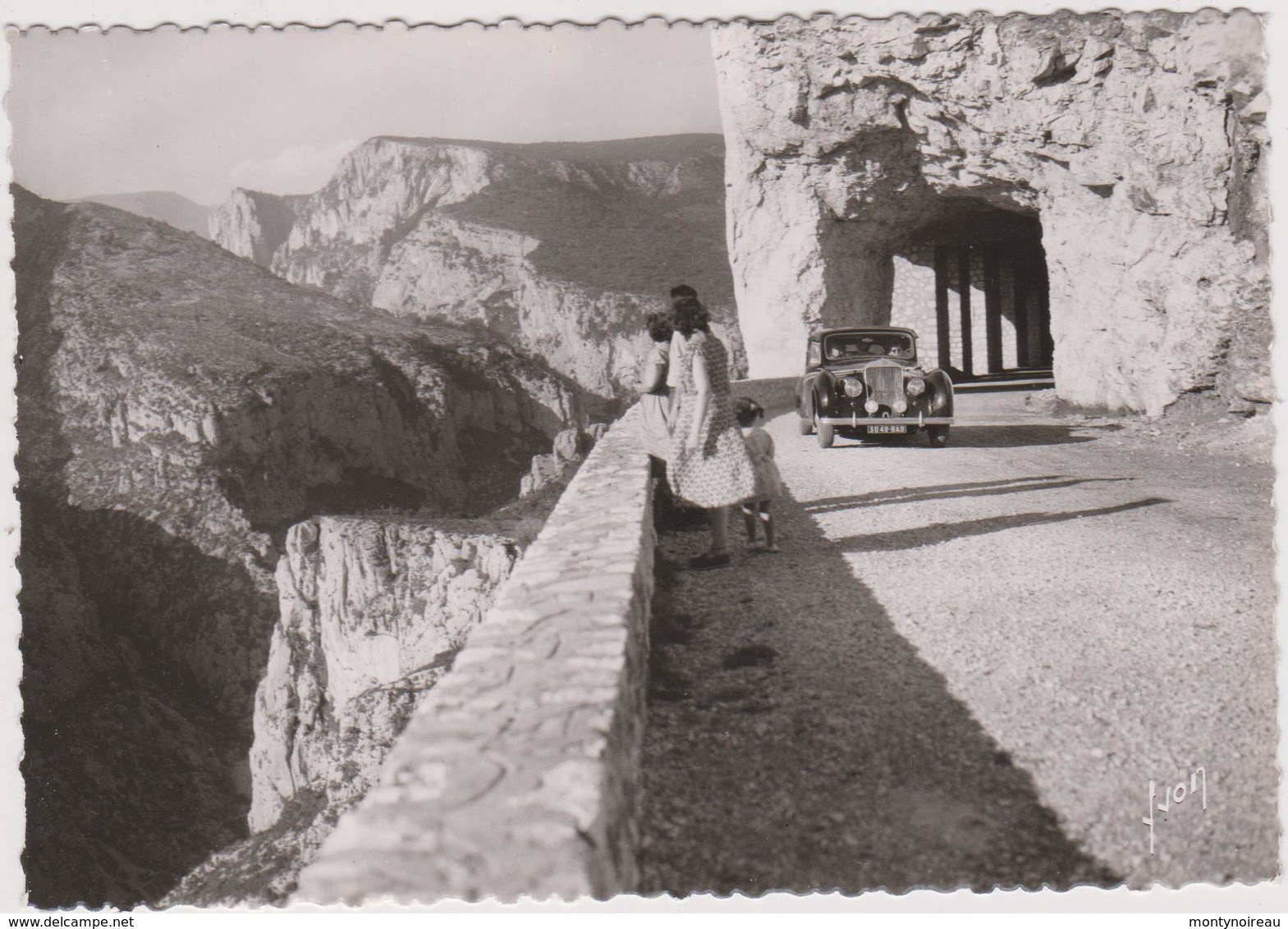 DAV :   Alpes De Haute Provence : Gorges  Du  Verdon ,la  Corniche ,  Tunnel   (  Voiture  Traction -  ) - Other & Unclassified