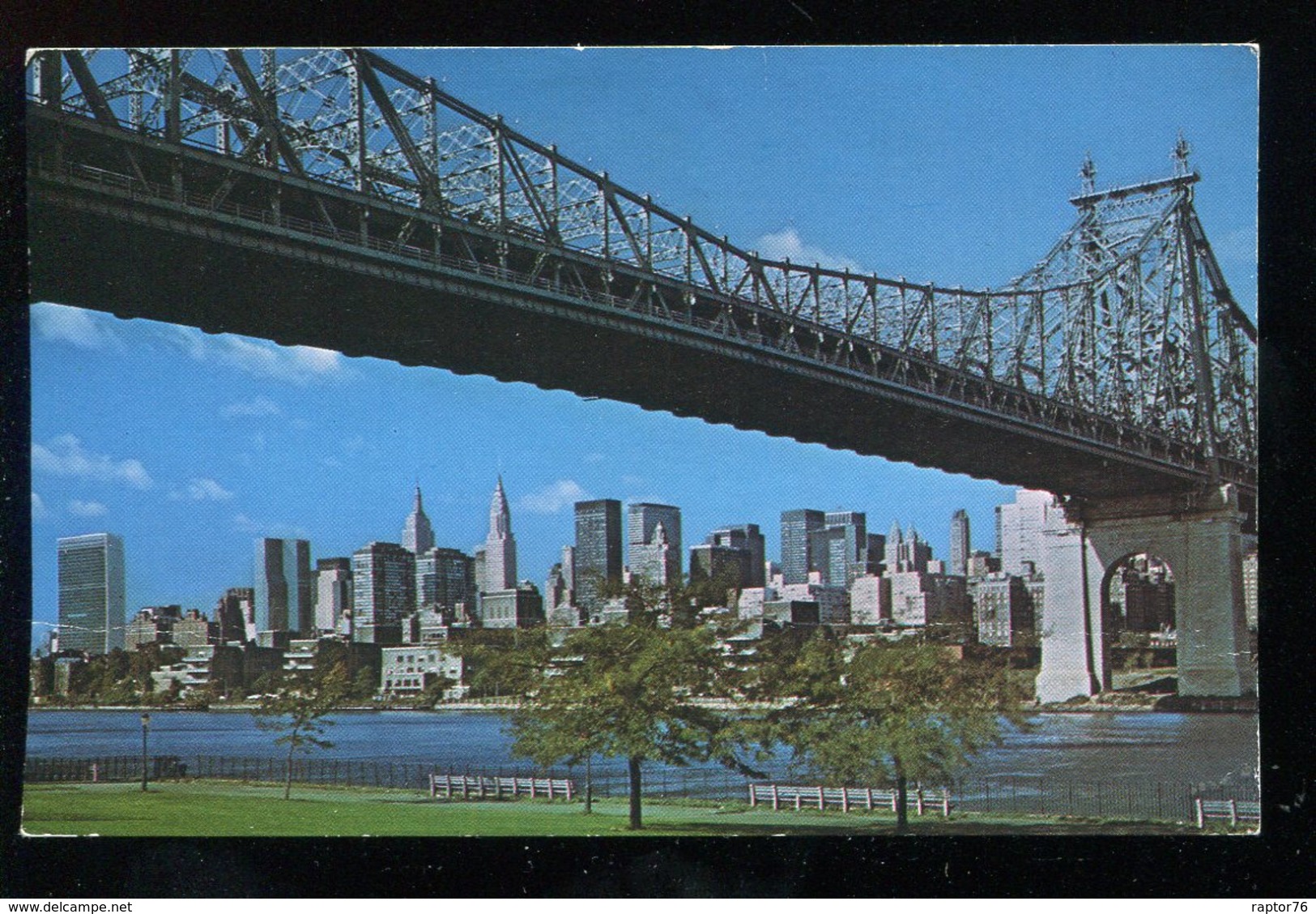 CPSM Etats Unis NEW YORK Midtown Manhattan & Queensborough Bridge - Ponts & Tunnels