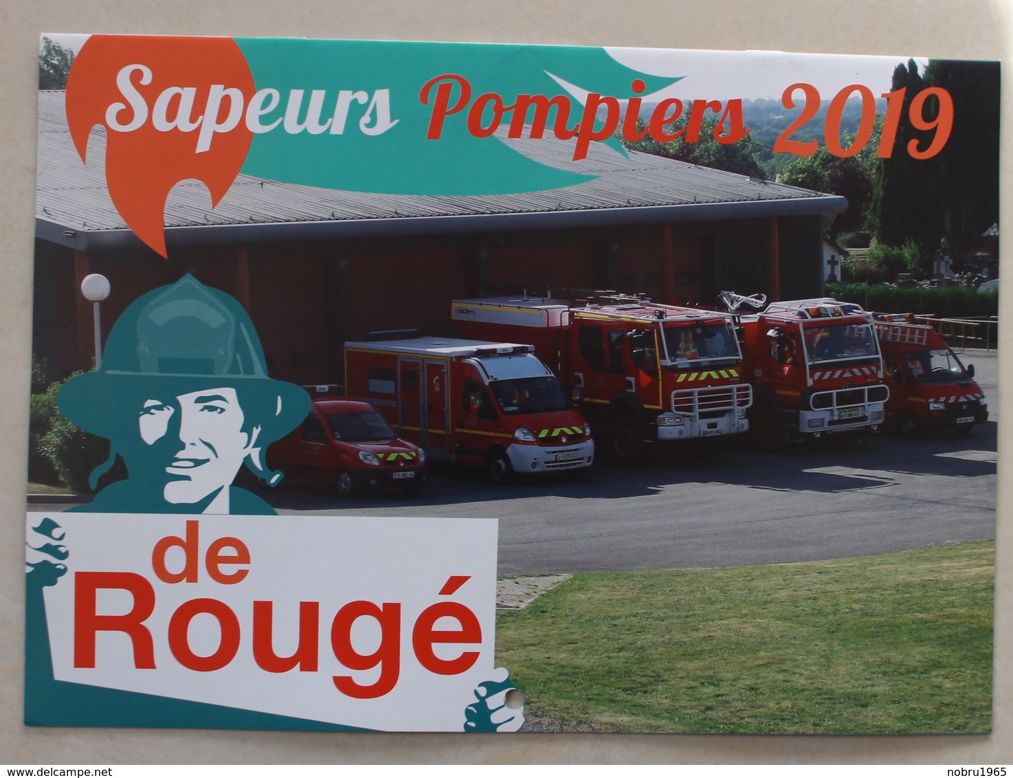 Calendrier Sapeurs Pompiers . Rougé  2019 . 44 Loire-Atlantique . Regarder La Description - Tamaño Pequeño : 2001-...