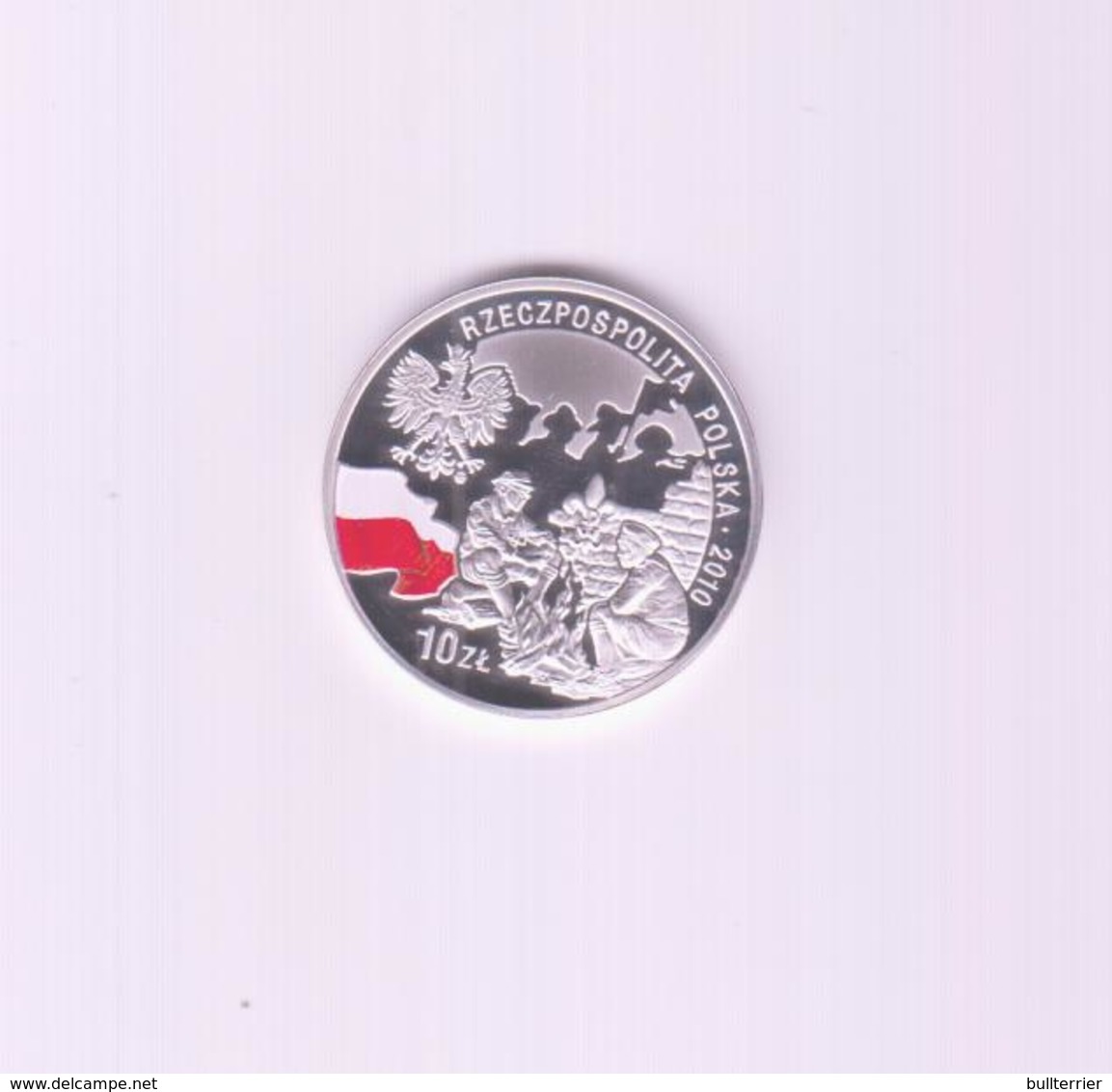 SCOUTS -  POLAND - 2007 - SCOUTING CENTENARY 10Z SILVER PROOF COIN UNCIR -SUPERB ITEM - Poland