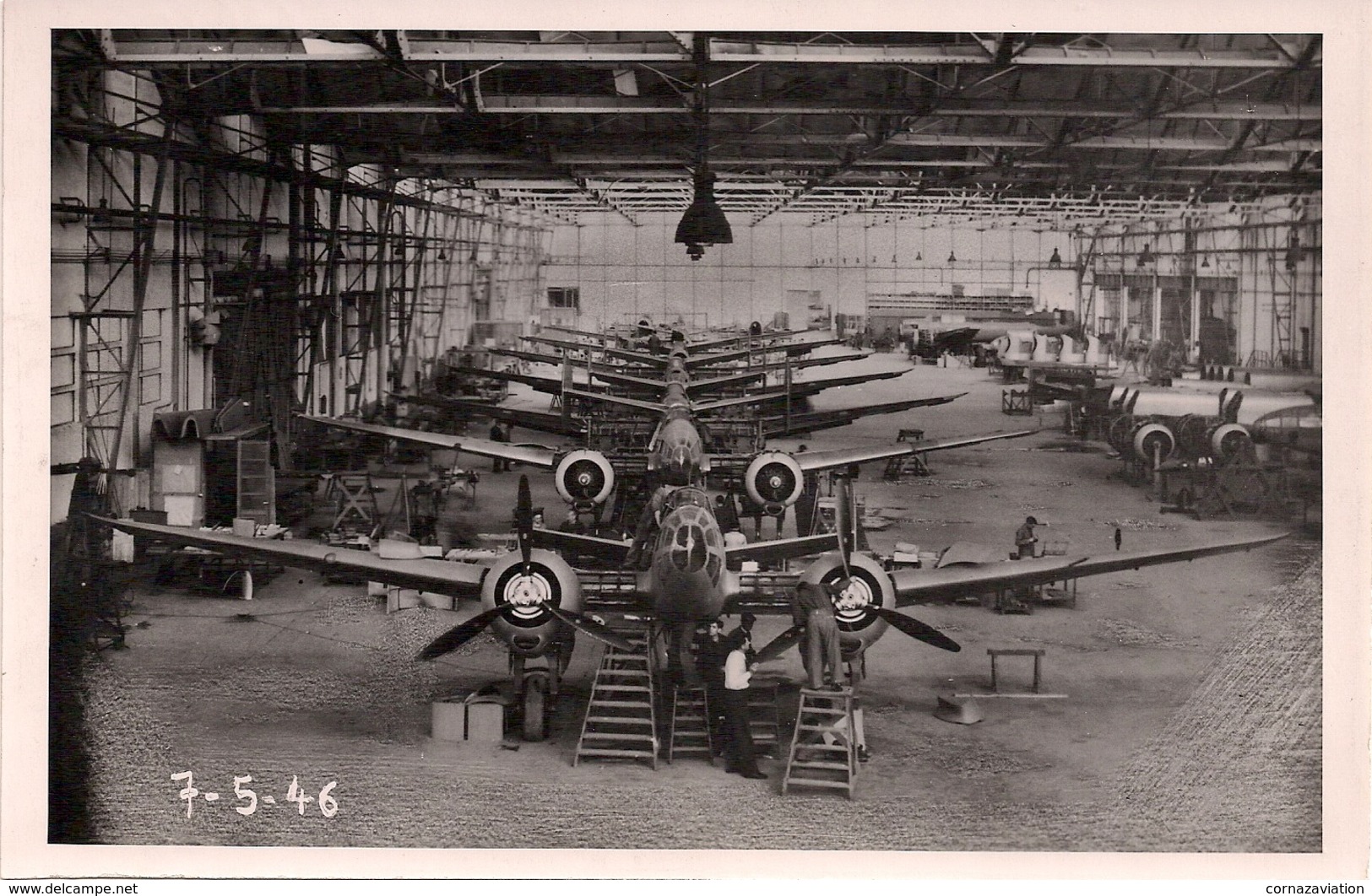 Aviation - Chaîne De Montage De L'avion Bloch 175 - 1946 - Aviation