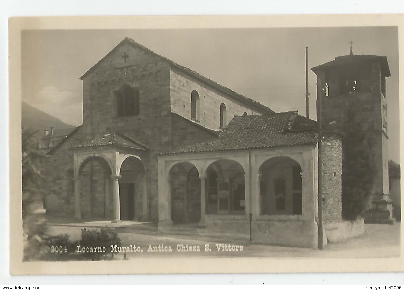 Suisse Tessin Locarno Muralto Antica Chiesa S. Vittore - Locarno