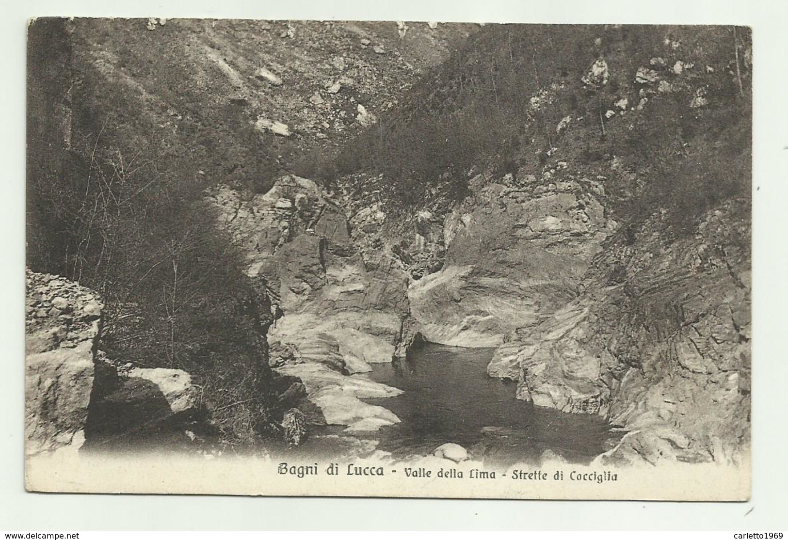 BAGNI DI LUCCA - VALLE DELLA LIMA - STRETTE DI COCCIGLIA  VIAGGIATA FP - Lucca