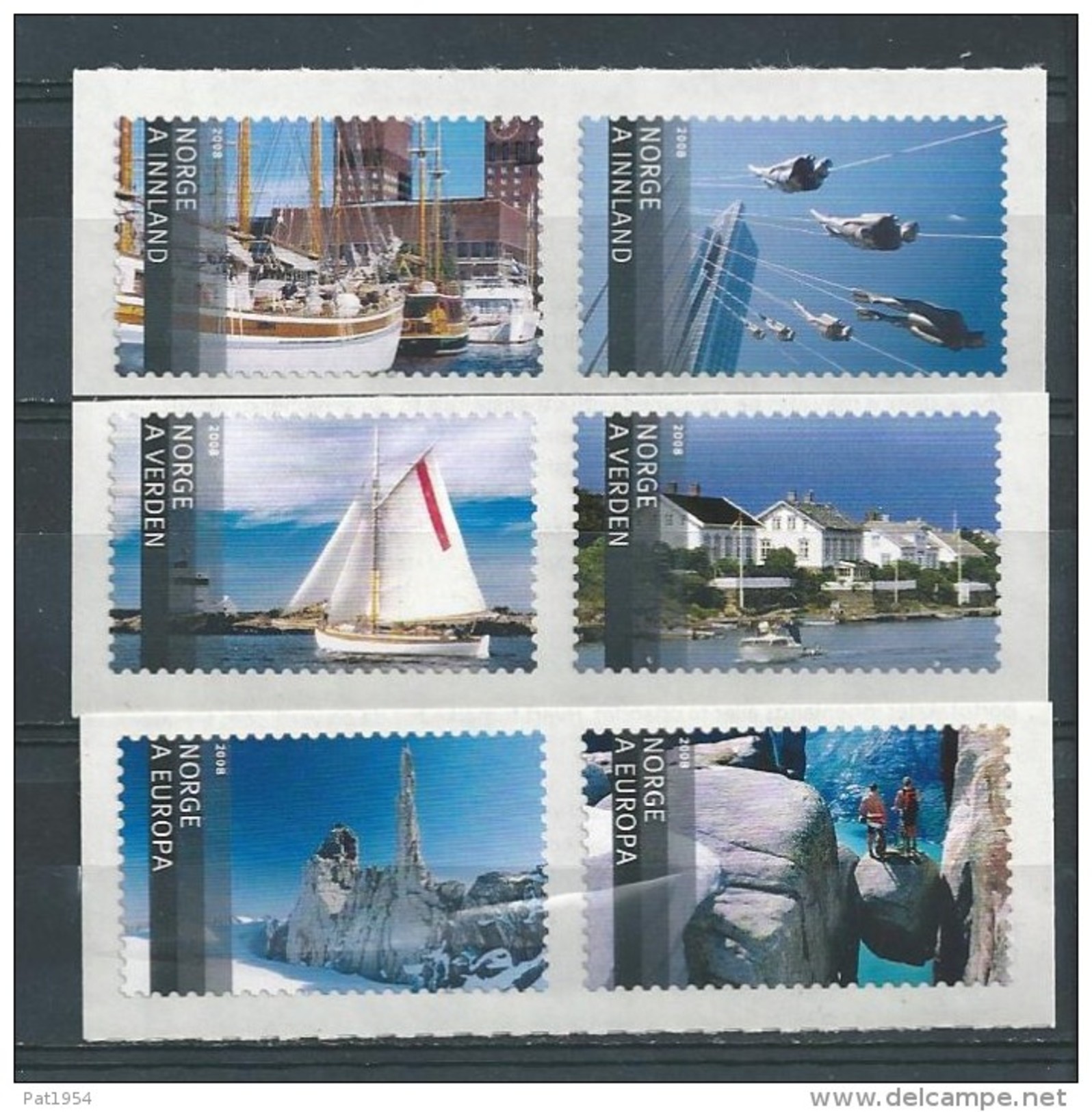 Norvège,  2008  N°1592/1595  Neufs** Tourisme - Unused Stamps