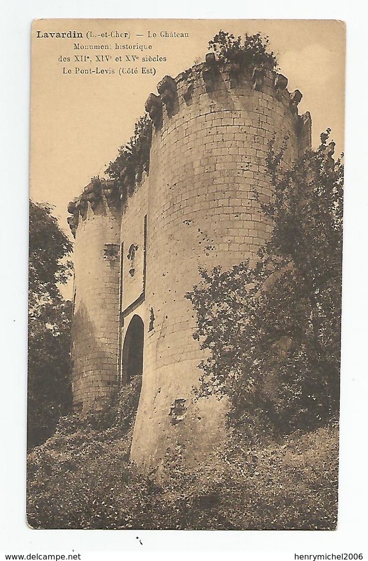 41 Loir Et Cher - Lavardin Le Chateau Pont Levis Coté Est - Other & Unclassified
