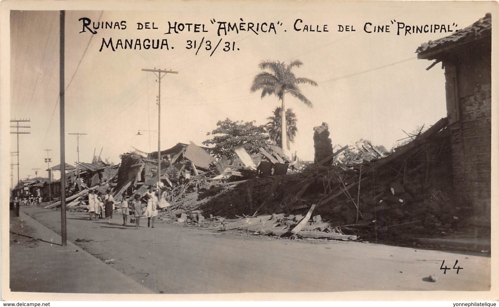 Nicaragua / 12 - Managua - Ruinas Del Hotel America - Nicaragua