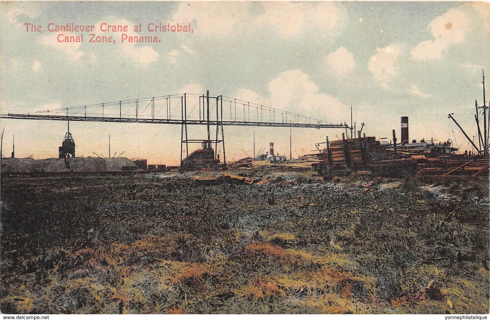 Panama - Canal / 10 - The Cantilever Crane At Cristobal - Panama
