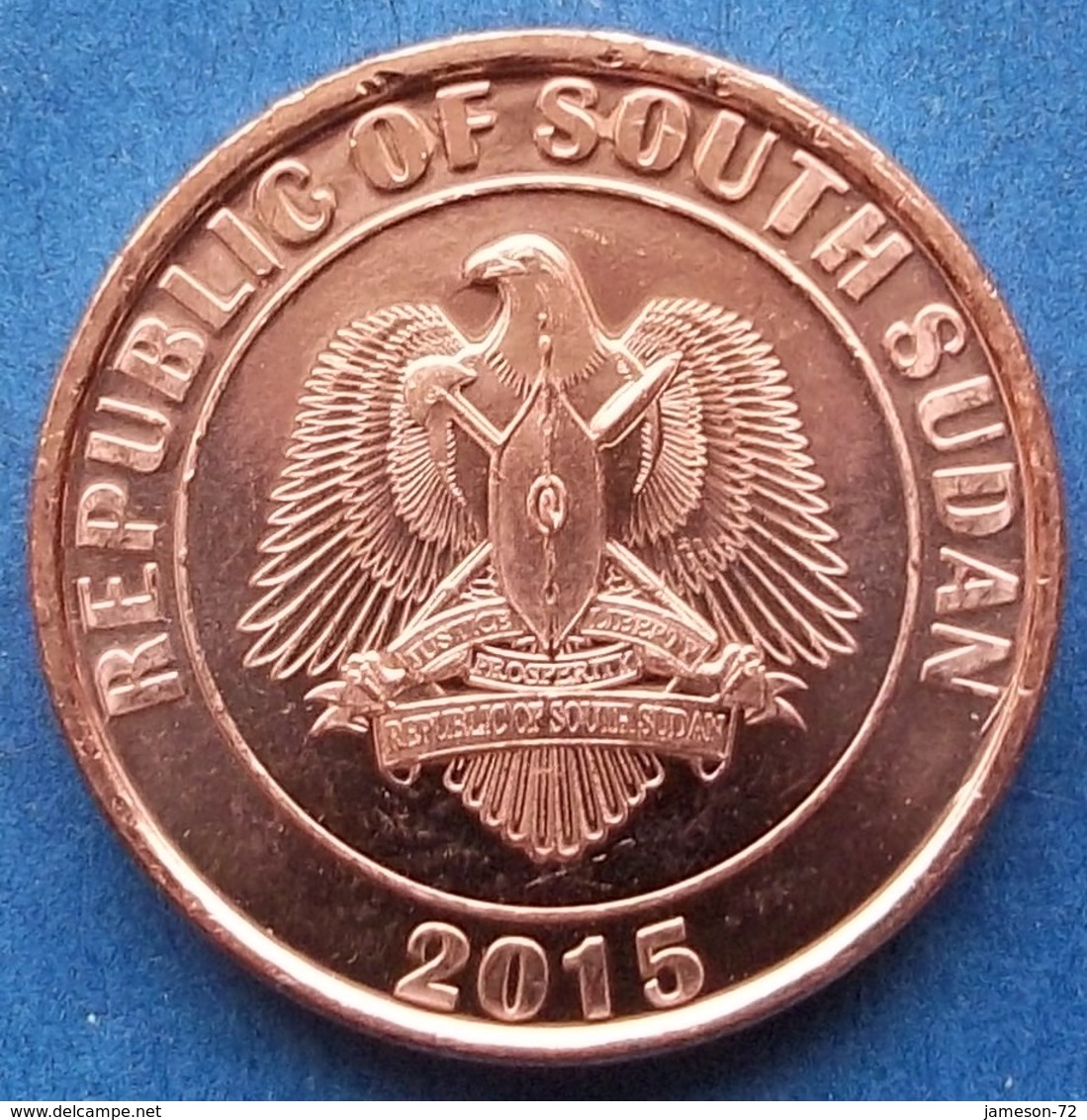 SOUTH SUDAN - 10 Piastres 2015 "desert Oil Drilling Rig" KM# 1 - Edelweiss Coins - South Sudan