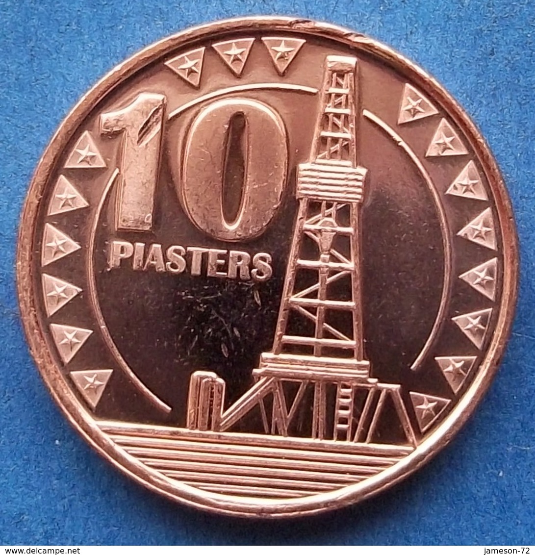 SOUTH SUDAN - 10 Piastres 2015 "desert Oil Drilling Rig" KM# 1 - Edelweiss Coins - South Sudan
