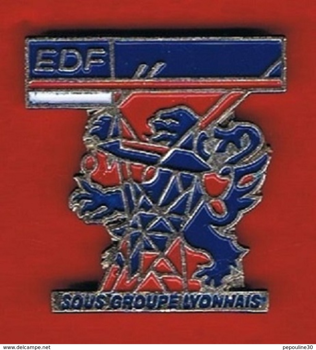 1 PIN'S //  ** EDF // SOUS GROUPE LYONNAIS ** - EDF GDF