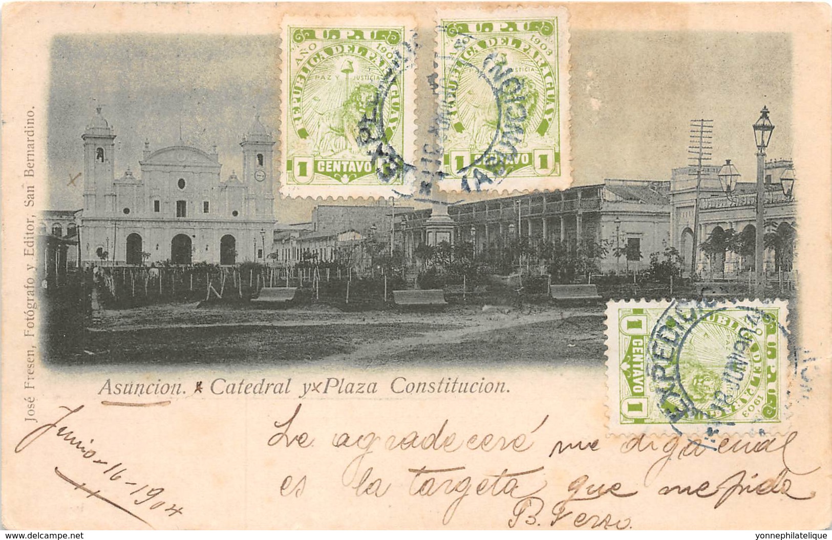 Paraguay - Topo / 07 - Asuncion - Belle Oblitération - Paraguay