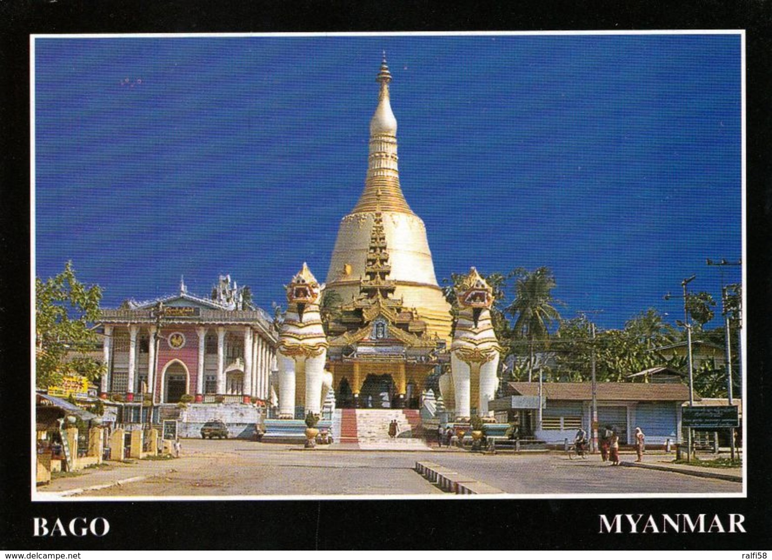 1 AK Myanmar * Die SHWE MAW DAW Pagode (erbaut 825) In Der Stadt Bago * - Myanmar (Burma)