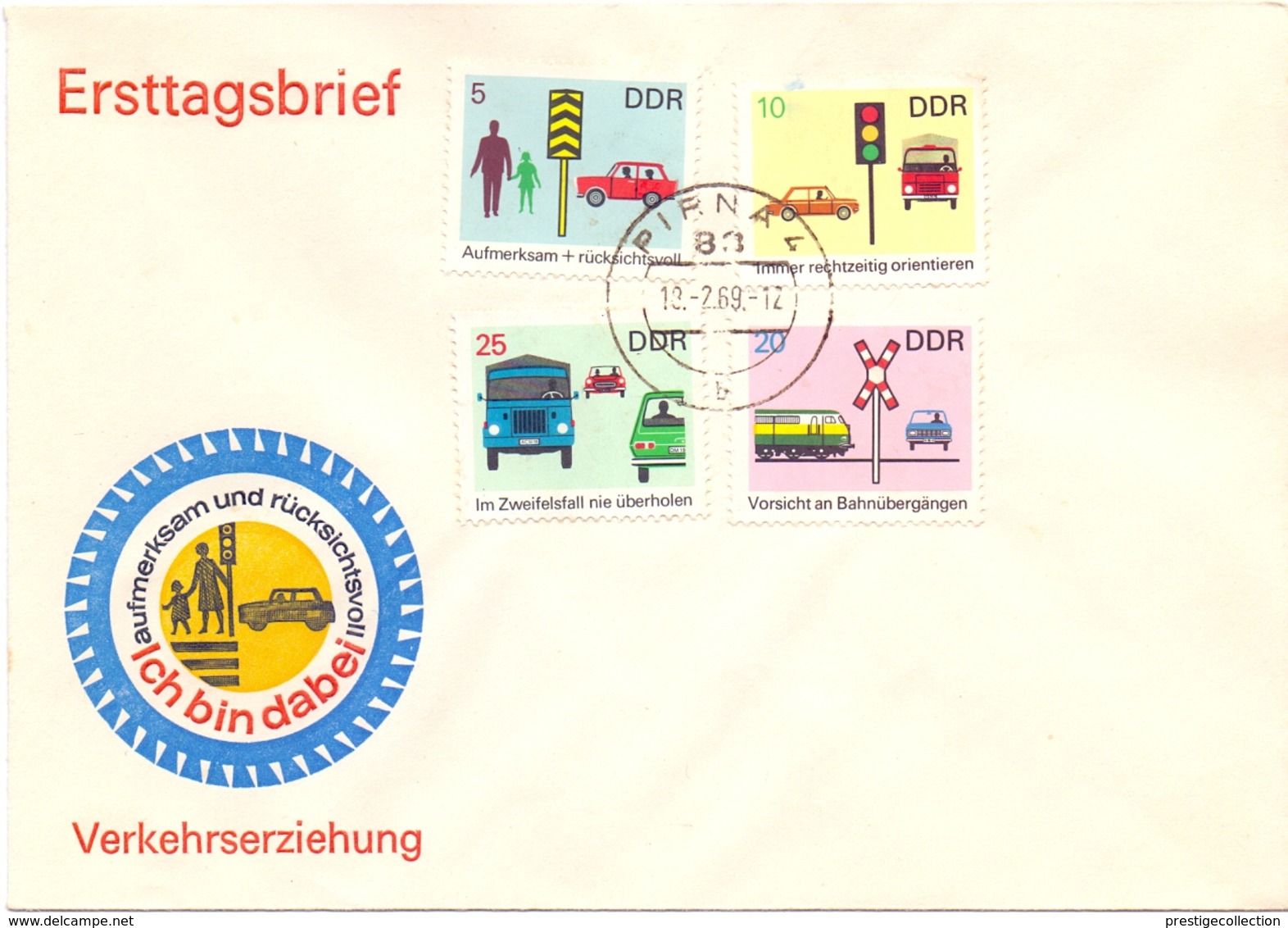 DDR ROAD SAFETY 1969 FDC  (GEN190146) - Other & Unclassified