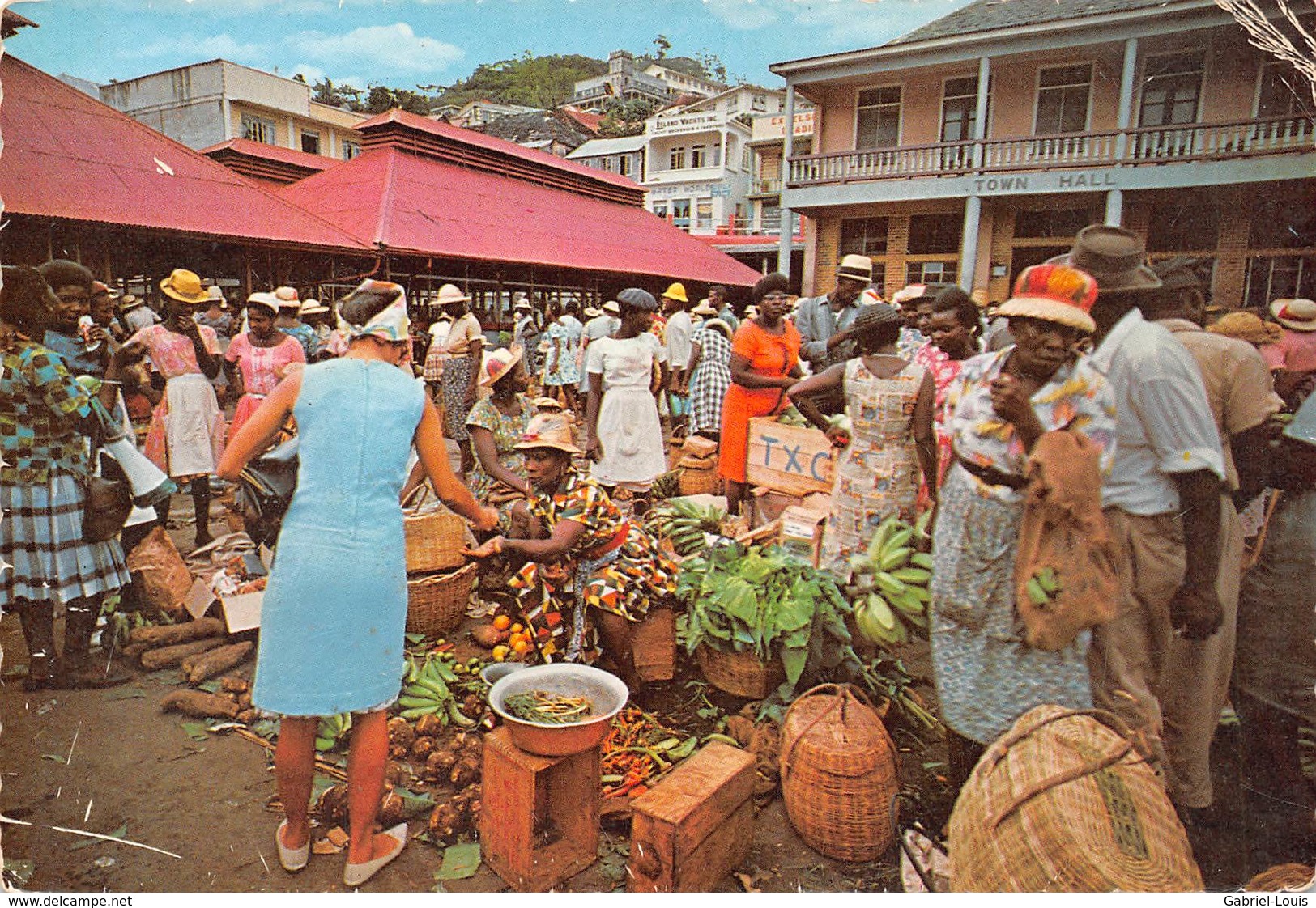 Grenade West Indies Colourfu Nativ Market - Grenada