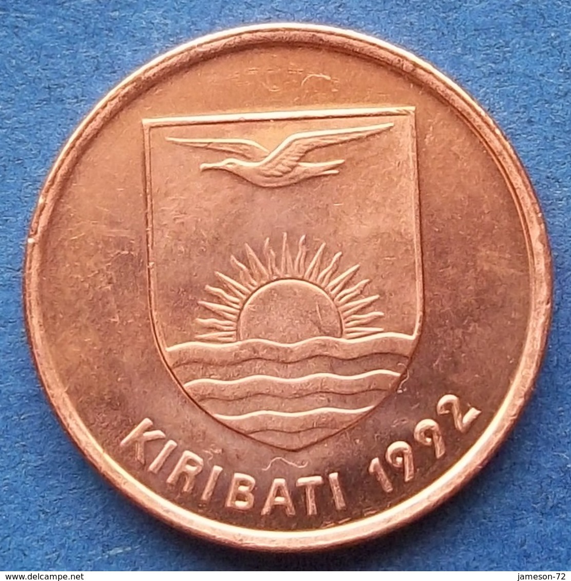 KIRIBATI - 1 Cent 1992 "Christmas Island Frigate Bird" KM# 1 - Edelweiss Coins - Kiribati