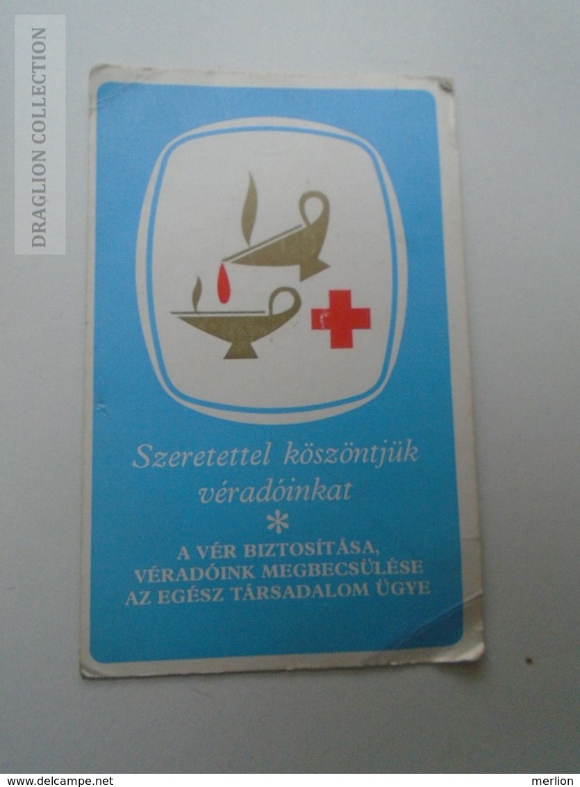 ZA168.34 Small Calendar - 1974 - Red Cross Croix Rouge Don De Sang -blood Donation - Petit Format : 1971-80