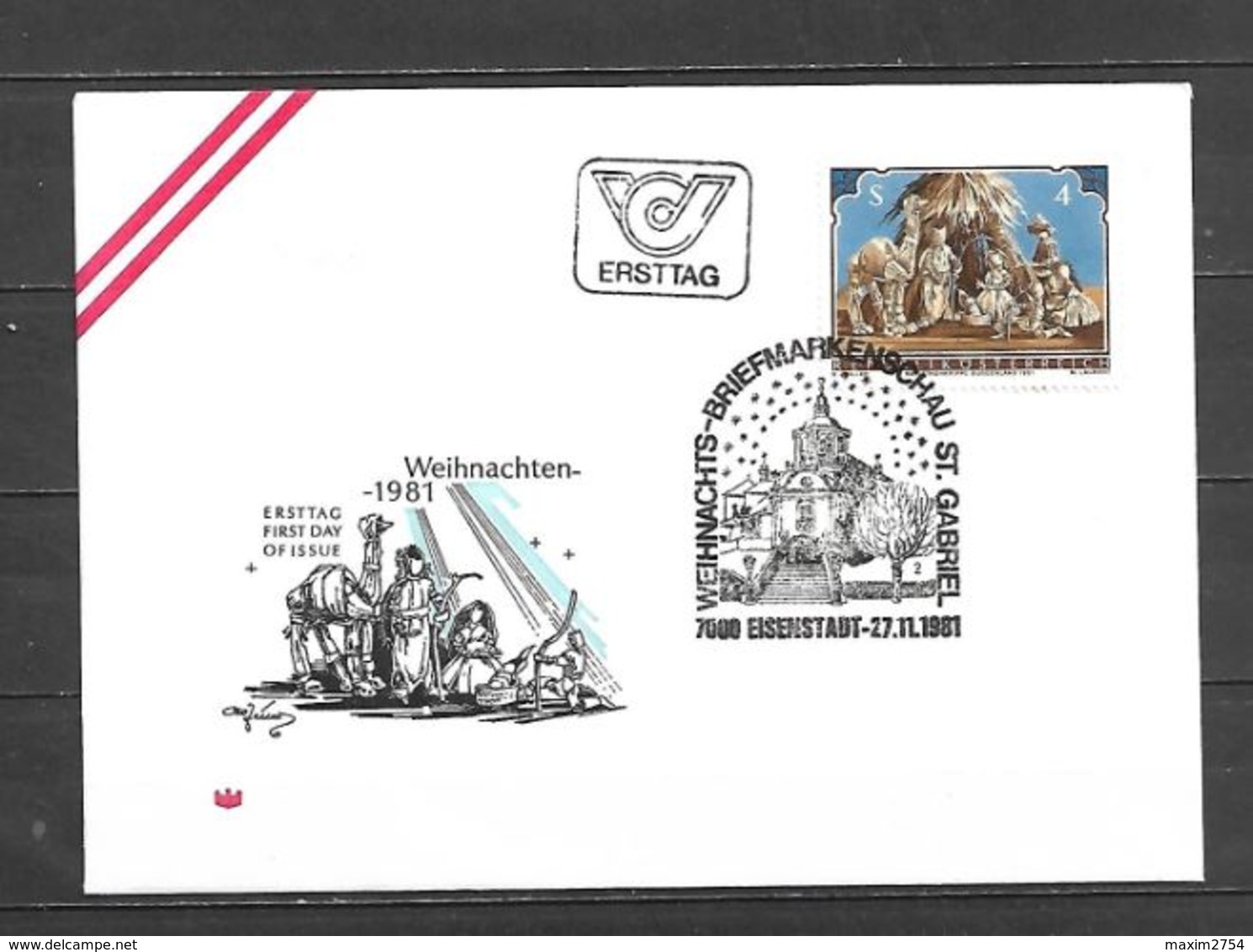 1981 - N. 1520 SU BUSTA CON ANNULLO PRIMO GIORNO (CATALOGO UNIFICATO) - FDC