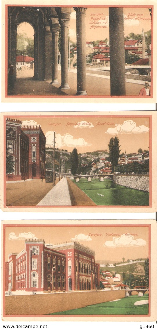 SARAJEVO - very good items - 55 postcards