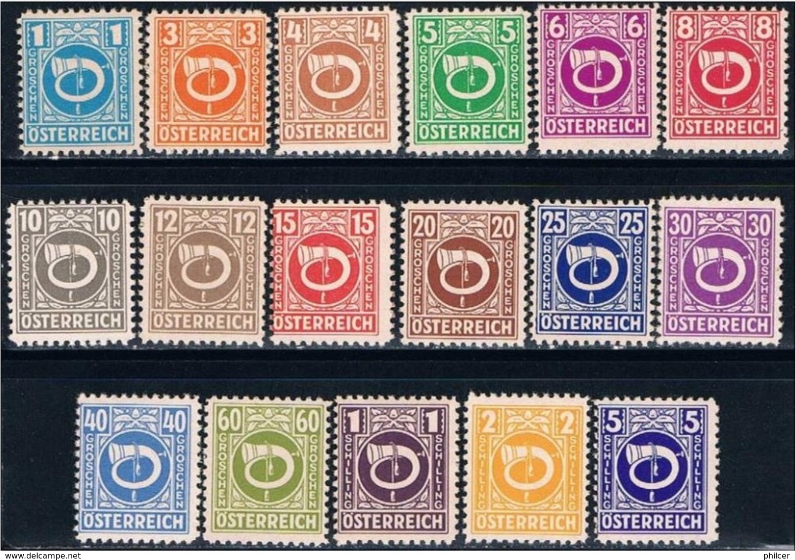 Republik Osterreich, 1945, # 517/33, MH - Neufs