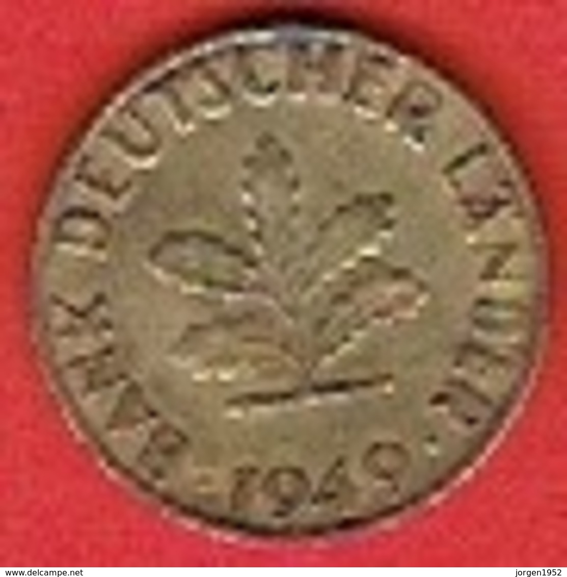 GERMANY # 10 PFENNING FROM 1949 - 10 Pfennig