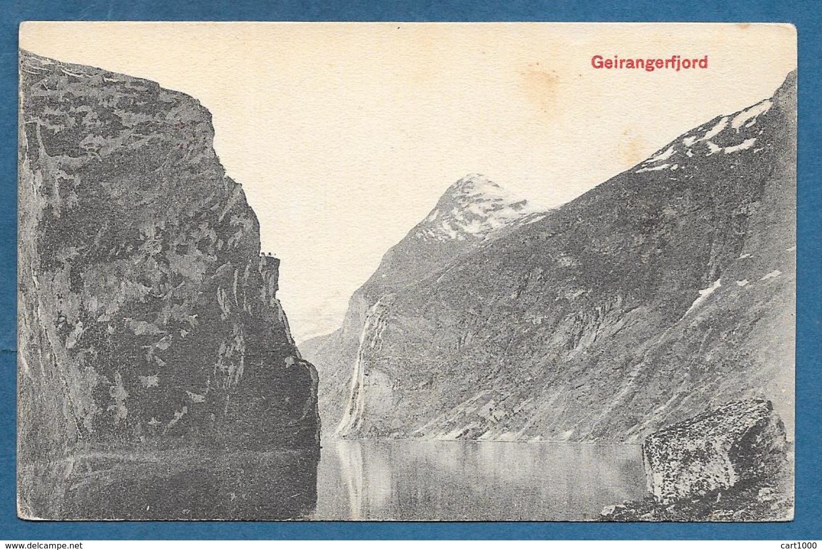 NORGE GEIRANGERFJORD UNUSED - Norvegia