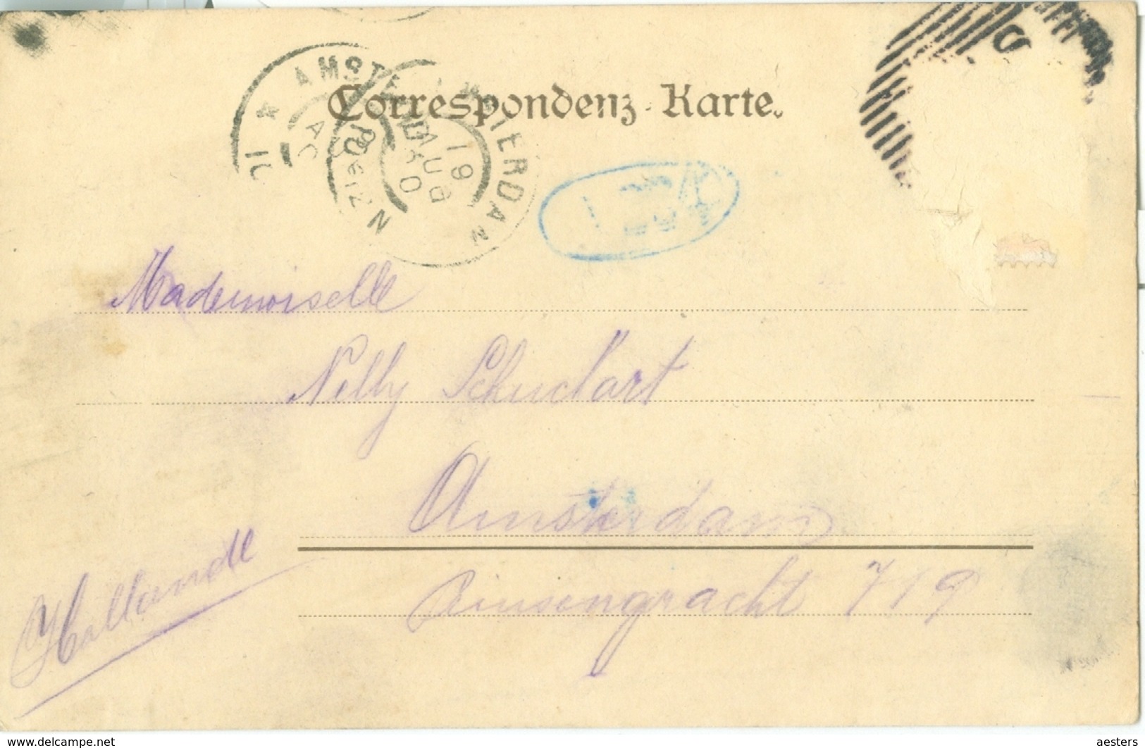 Innsbruck 1900; Triumphpforte (mit Nordkette) - Gelaufen. (Römmler & Jonas - Dresden) - Innsbruck