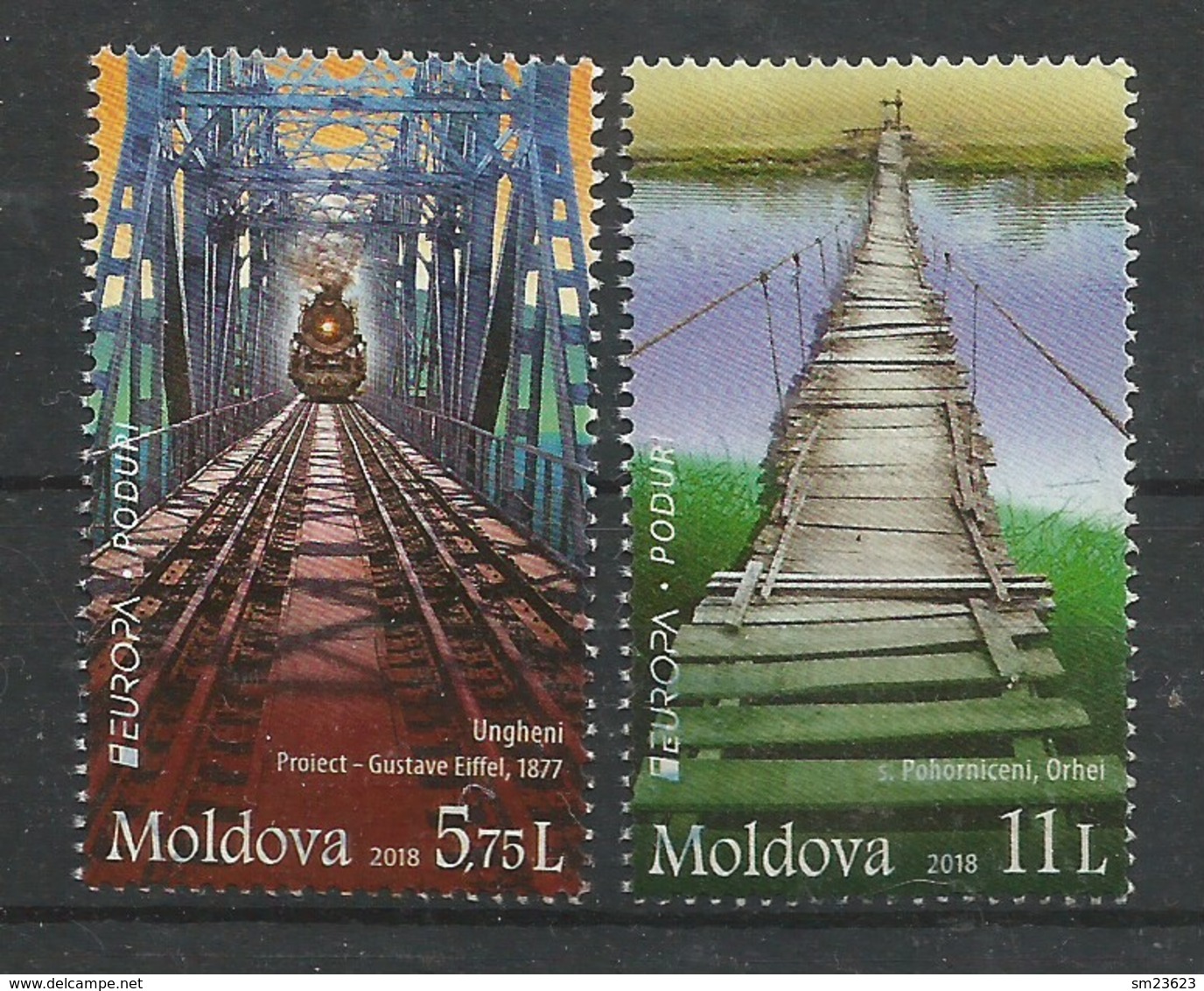 Moldova / Moldau  2018 , EUROPA CEPT Brücken - Postfrisch / MNH / (**) - Moldova