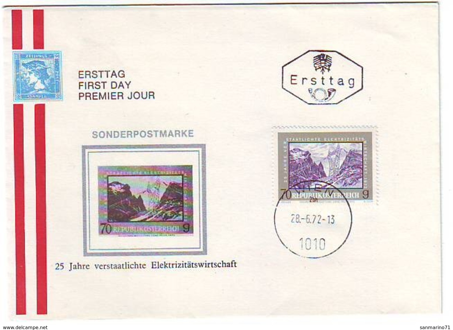 FDC AUSTRIA 1389 - FDC