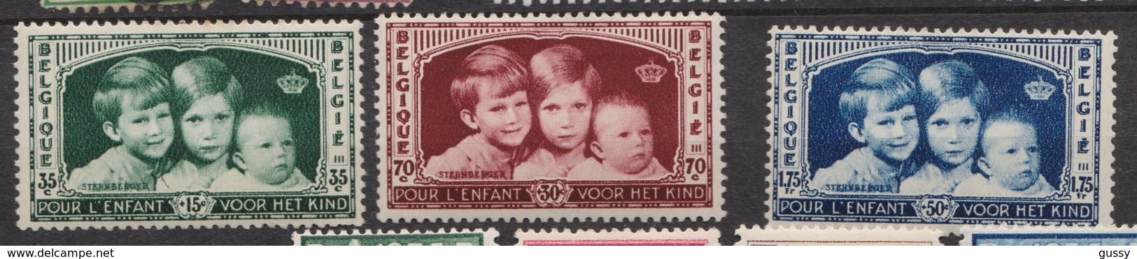 BELGIQUE 1935:   Série 'Au Profit Des Oeuvres De La Reine', Neufs * - Ungebraucht