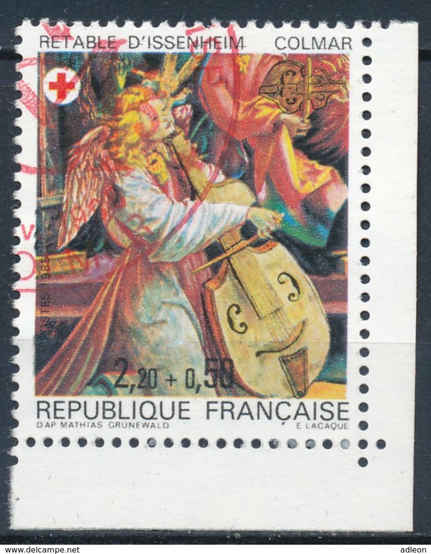 France - Croix-Rouge 1985 Retable D'Issenheim YT 2392a Obl. - Oblitérés