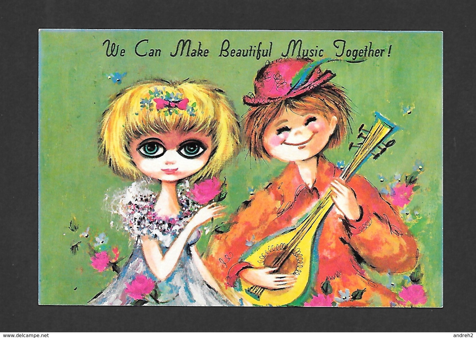 HUMOUR - ENFANTS - WE CAN MAKE BEAUTIFUL MUSIC TOGETHER !  - CARICATURE PAR HEART WARMERS - Humour